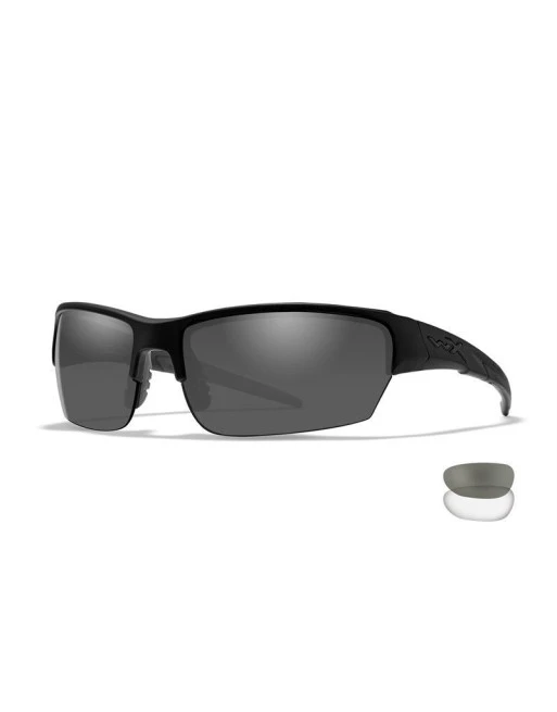 Wiley X - SAINT Grey/Clear Matte Black Frame