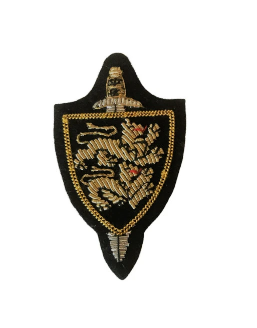 Slesvigske Fodregiment, Guldbroderi til Selskabsuniform