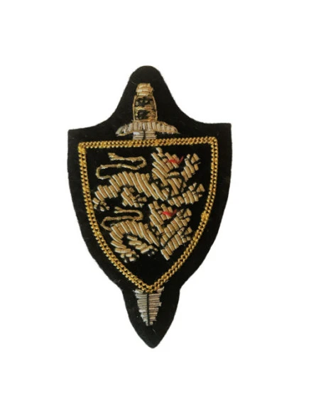 Slesvigske Fodregiment, Guldbroderi til Selskabsuniform