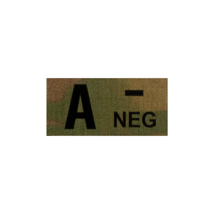 IR Blodtype på Velcro, MultiCam print