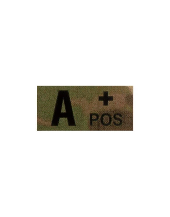 IR Blodtype på Velcro, MultiCam print