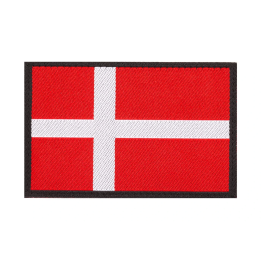 Dannebrog - Vævet på velcro