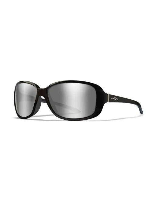 WILEY X - AFFINITY Grey Silver Flash Gloss Black Frame