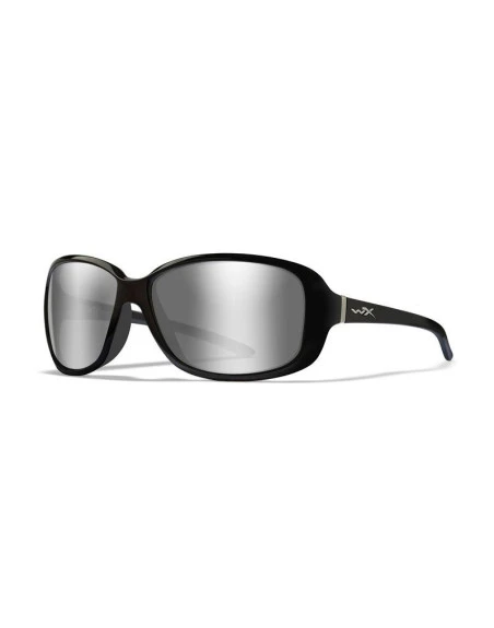 WILEY X - AFFINITY Grey Silver Flash Gloss Black Frame