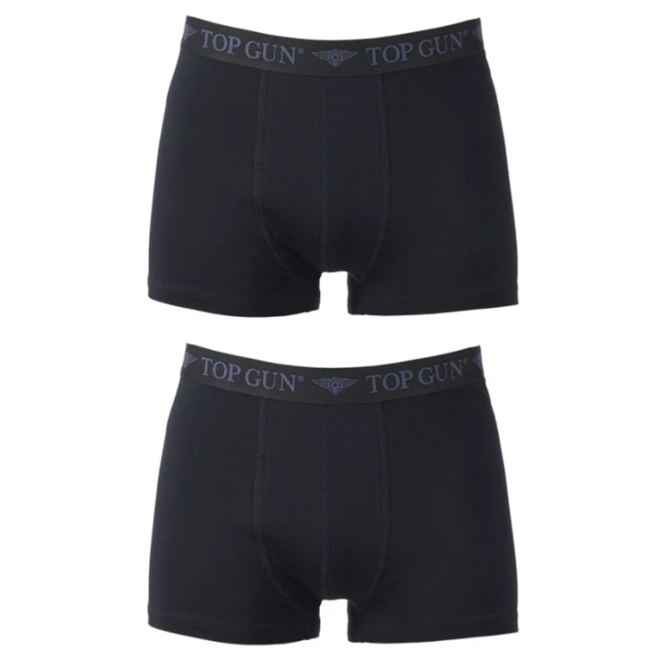TOP GUN - Boxer Shorts, 2 pak, sort