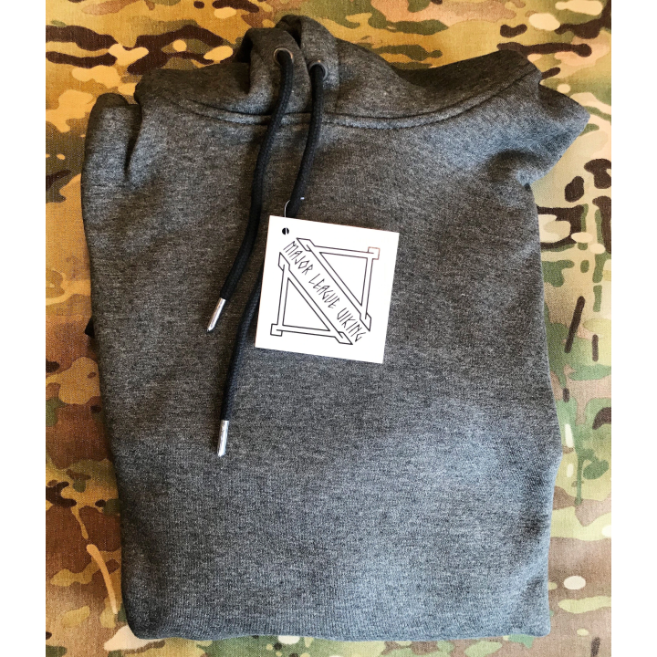 Major League Viking - Hoodie, Mørkegrå, 2XL (UDSALG)