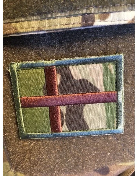 Dannebrog - MultiCam på velcro