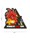 PATCH BEWARE OF ANGRY BIRD