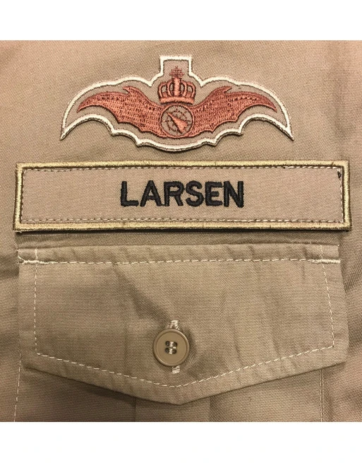 Luftforsvarskontrol (ADC) Emblem, Brun/khaki