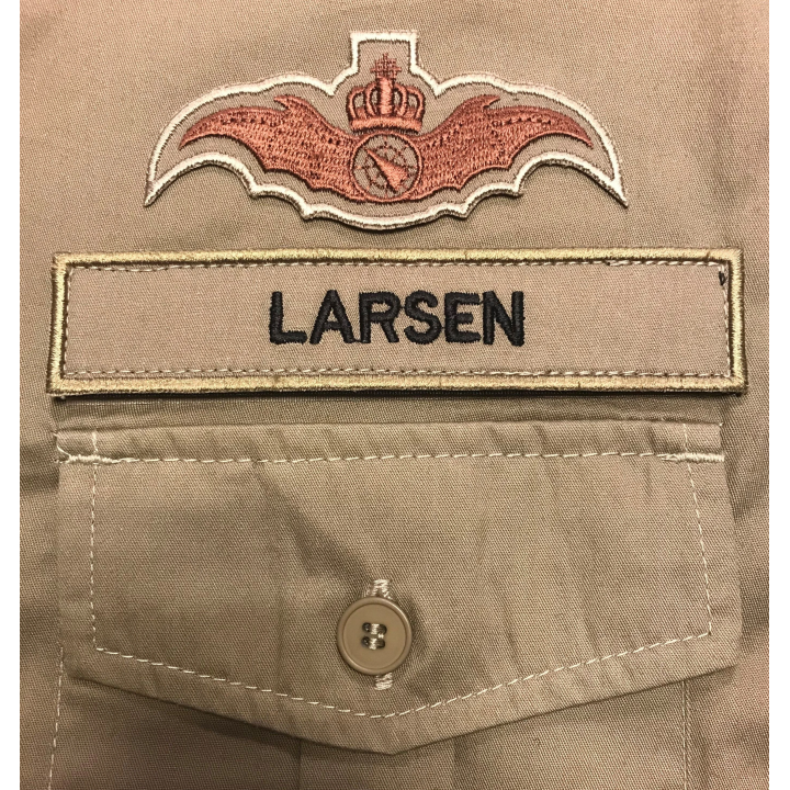 Luftforsvarskontrol (ADC) Emblem, Brun/khaki