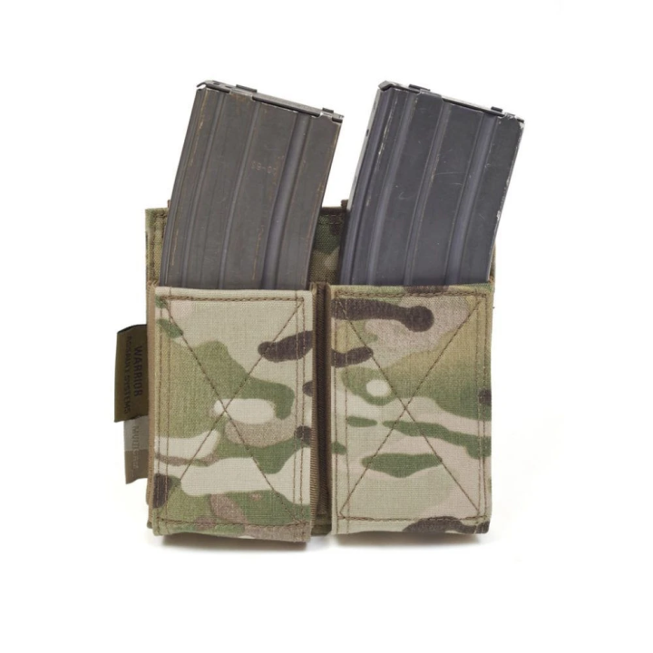 WARRIOR ASSAULT SYSTEM - Double Elastic Mag Pouch, Multicam