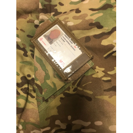 LANCER - ID-kort holder med velcro, Olivengrøn