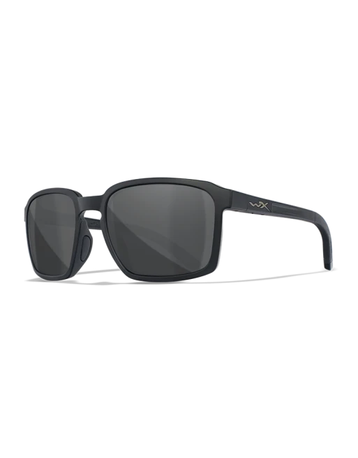 WILEY X - ALFA, GRÅ LINSER, MAT SORT STEL