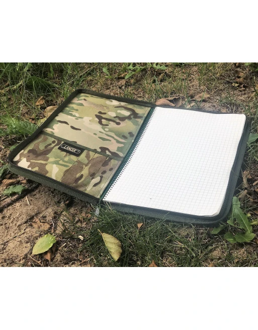 Taktisk A4 Notebook 1 Sæt (Modestone Notebook, LANCER Cover, MultiCam), A4