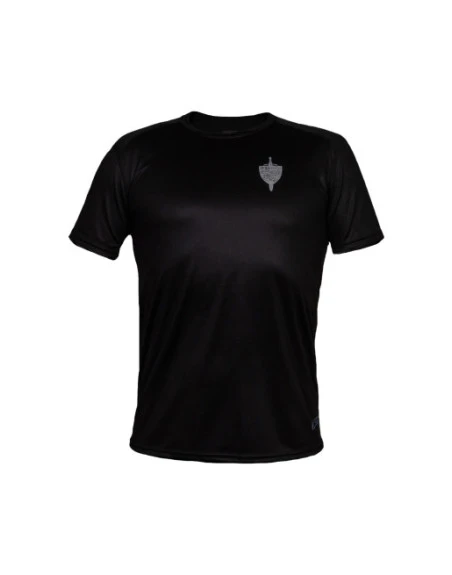 Regiment Running shirt, black with reflective regimental badge
