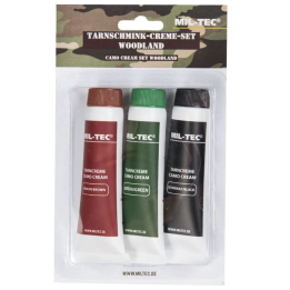 MIL-TEC - Camouflage Face Paint, 3 set