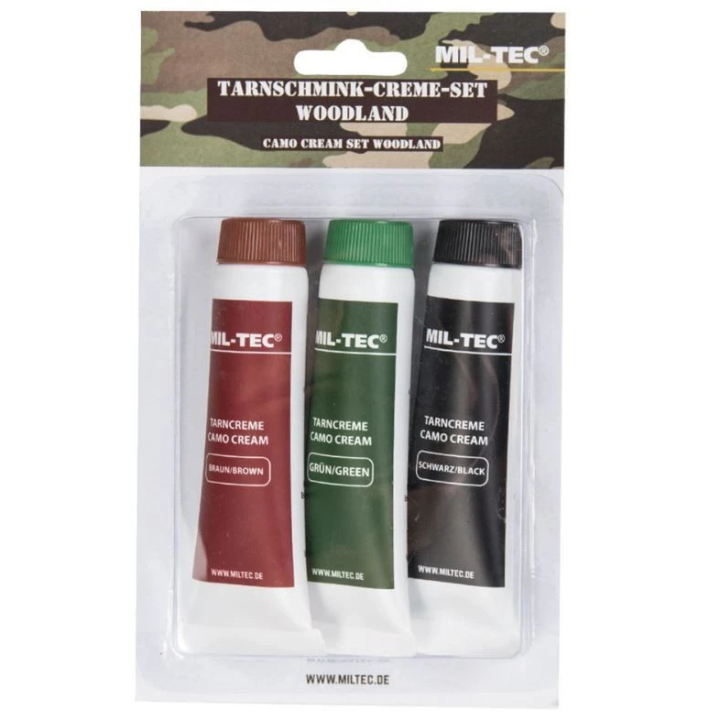 MIL-TEC - Camouflage Face Paint, 3 set