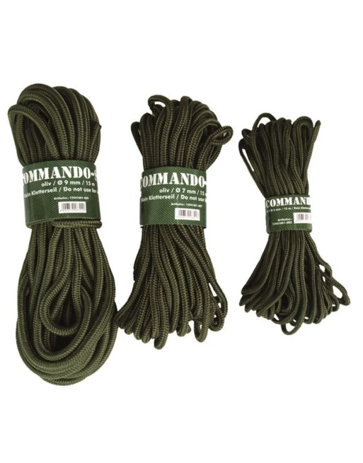 MIL-TEC - Kommandoreb, 5 mm, 15 meter