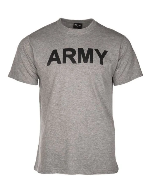 MIL-TEC - T-Shirt "ARMY" PT - Grå