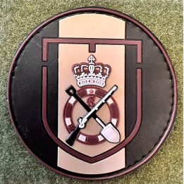 Ingeniørregimentet, Rundt, Khaki og på velcro