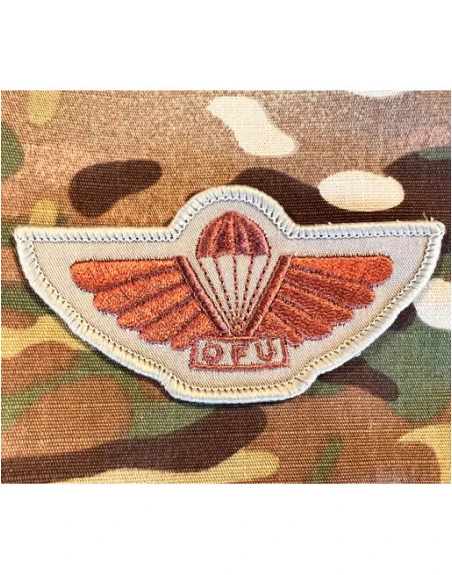 DFU Faldskærmsvinge, Khaki/Brun, Iron On