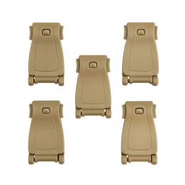 101 Inc - PALS (MOLLE) Webbing Clip - 5 stk, Coyote