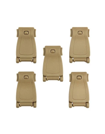 101 Inc - PALS (MOLLE) Webbing Clip - 5 stk, Coyote