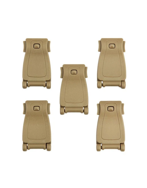 101 Inc - PALS (MOLLE) Webbing Clip - 5 stk, Coyote