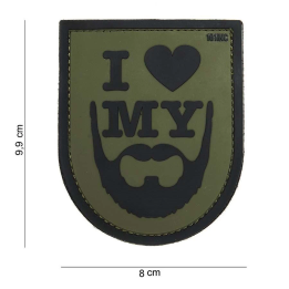3D PATCH I LOVE MY BEARD
