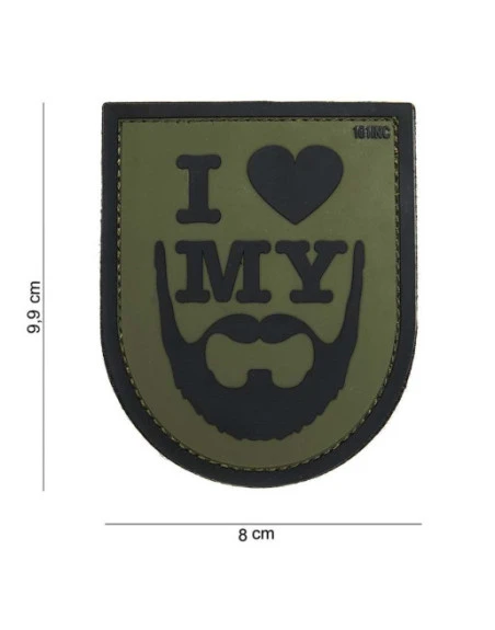 3D PATCH I LOVE MY BEARD