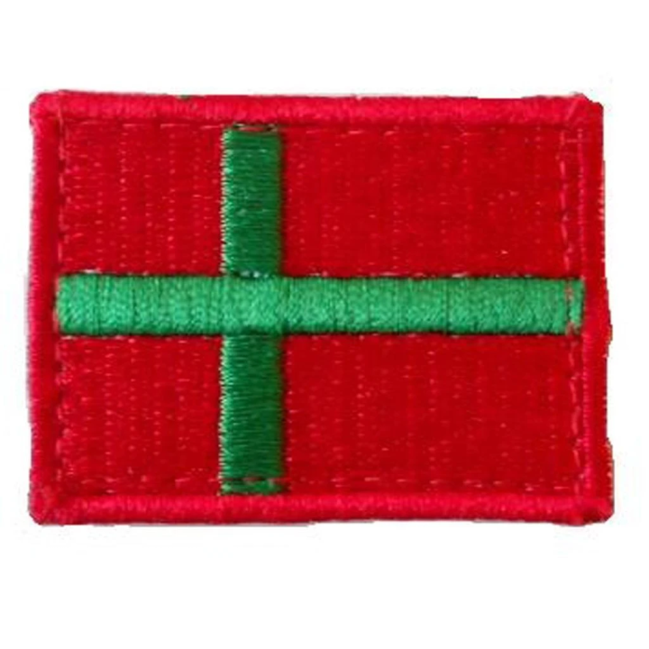 Bornholmsk Flag - på velcro, stor