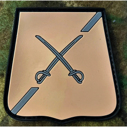 III GHR, Skjold, Felt, PVC mærke på velcro