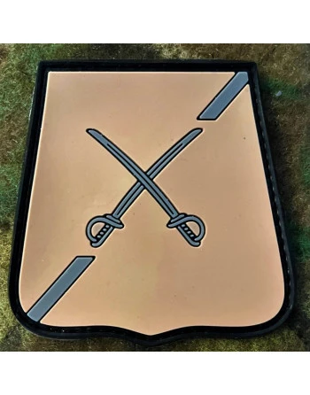 III GHR, Skjold, Felt, PVC mærke på velcro