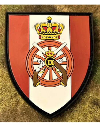 Trænregimentet, skjold, PVC mærke på velcro