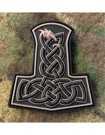 JTG - Dragon Thors Hammer Patch, Tan
