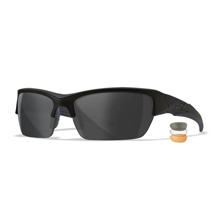 Wiley X - VALOR Clear/Grey/Light Rust Matte Black Frame