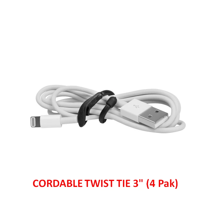 NITE IZE - GEAR TIE CORDABLE, Sort