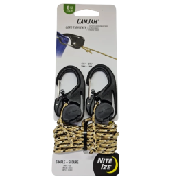 NITE IZE - CAMJAM® CORD TIGHTENER - 2 PACK WITH 8 FT. ROPE