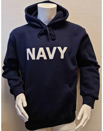 Lancer - Hoodie, Navy Blue, NAVY on front