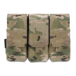 Warrior Assault Systems - Triple M4 5,56 mm Double MAG Pouch, Multicam
