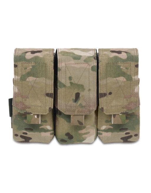 Warrior Assault Systems - Triple M4 5,56 mm Double MAG Pouch, Multicam