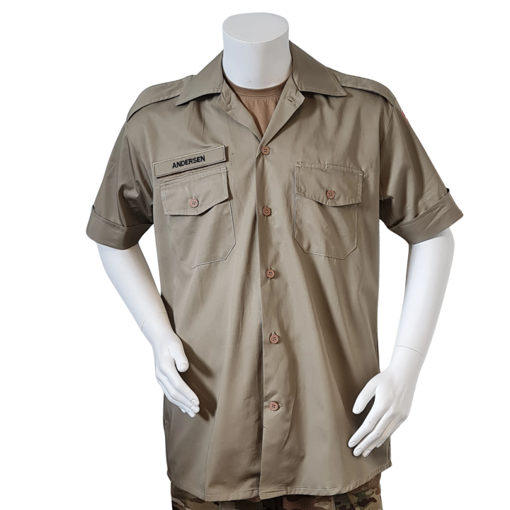 Tjenesteskjorte, Korte ærmer, MTS-Khaki