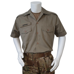 Tjenesteskjorte, Korte ærmer, MTS-Khaki