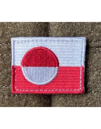 Erfalasorput - Grønlandsk Flag - på velcro