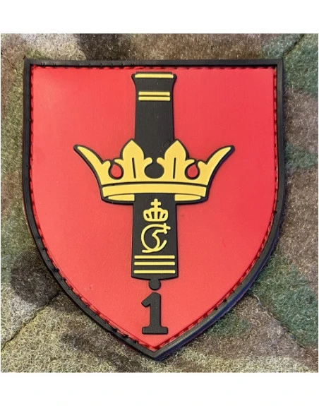 1. Artilleriafdeling, Skjold, PVC mærke på velcro