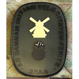 Nybølbatteriet - 1 AA, Ovalt (Retro), PVC mærke på velcro