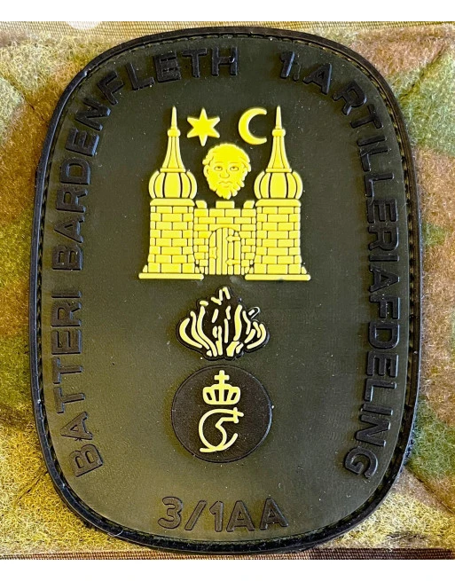 Batteri Bardenfleth - 1 AA, Ovalt (Retro), PVC mærke på velcro