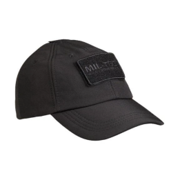 MIL-TEC - Softshell Baseball Cap, Sort