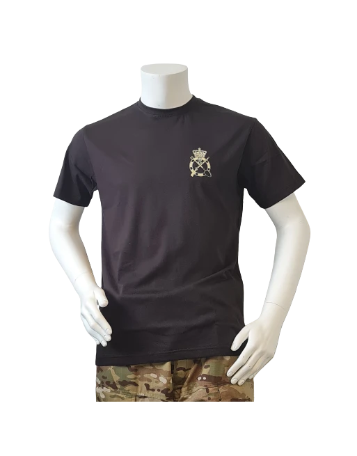 LANCER - T-shirt, MTS-Khaki m. Ingeniørregimentets Regimentsmærke