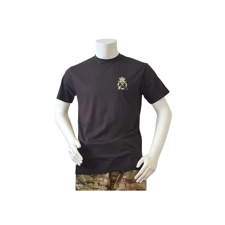 LANCER - T-shirt, MTS-Khaki m. Ingeniørregimentets Regimentsmærke